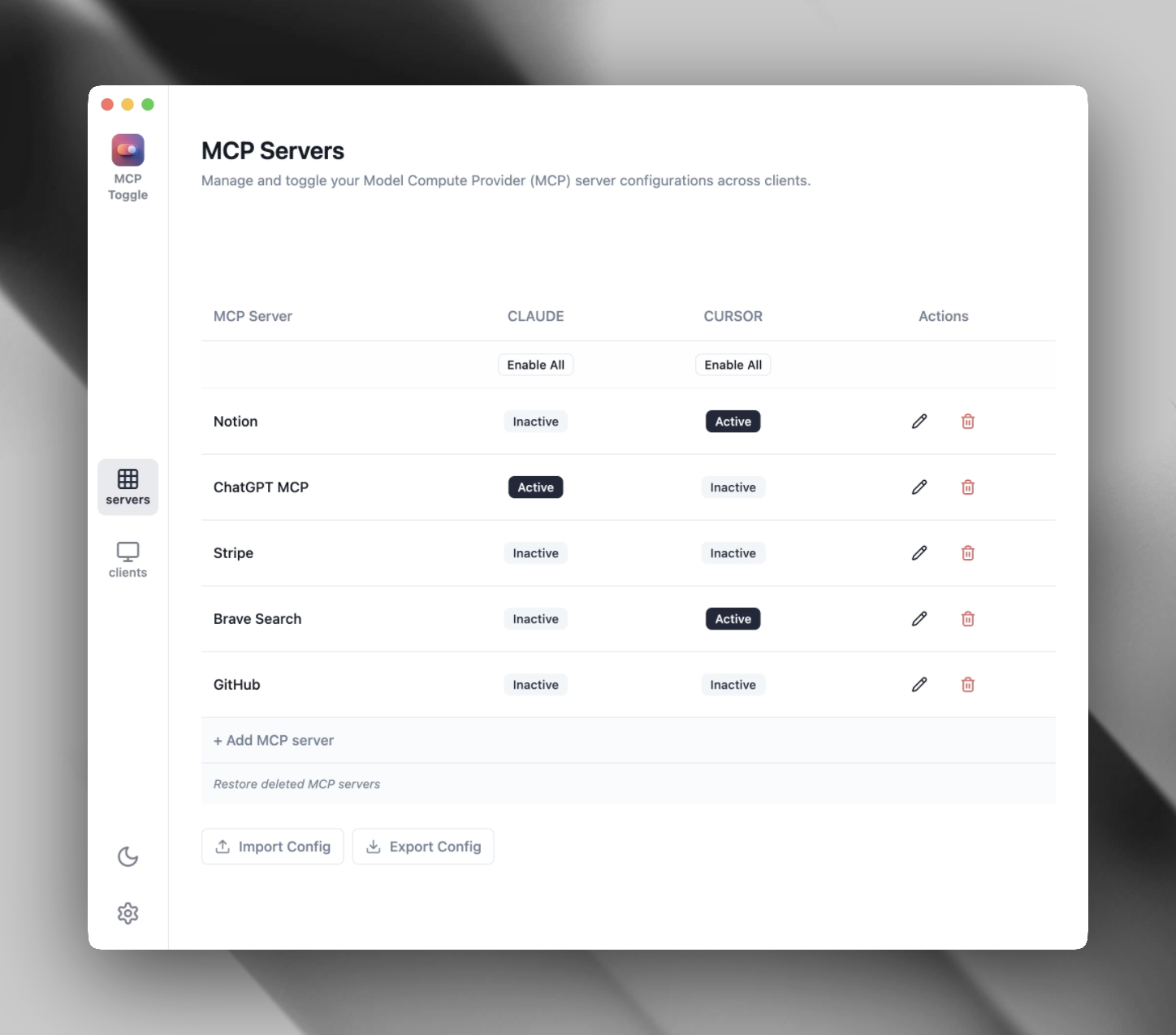 MCP Toggle screenshot